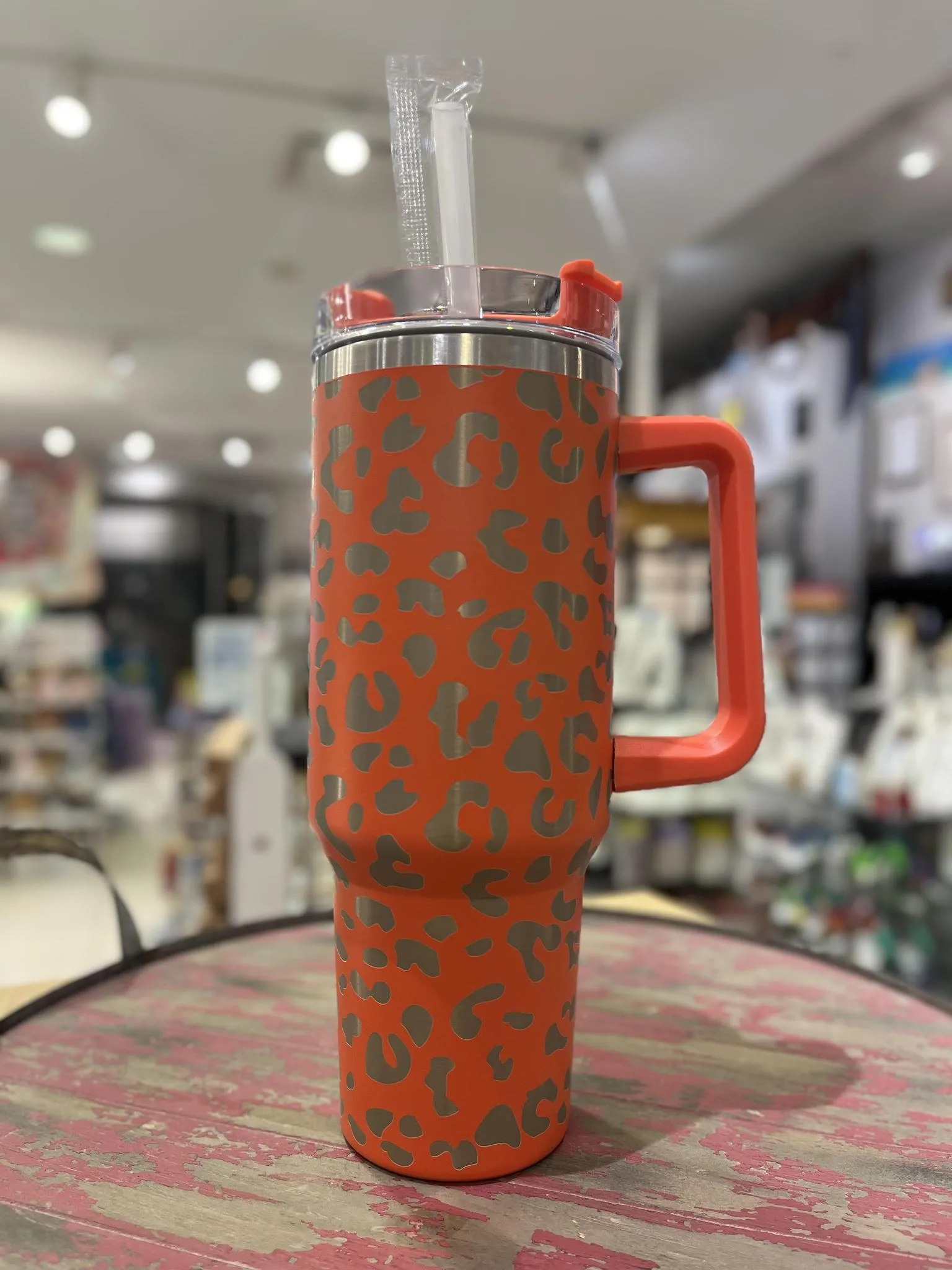 Leopard 40oz Tumbler