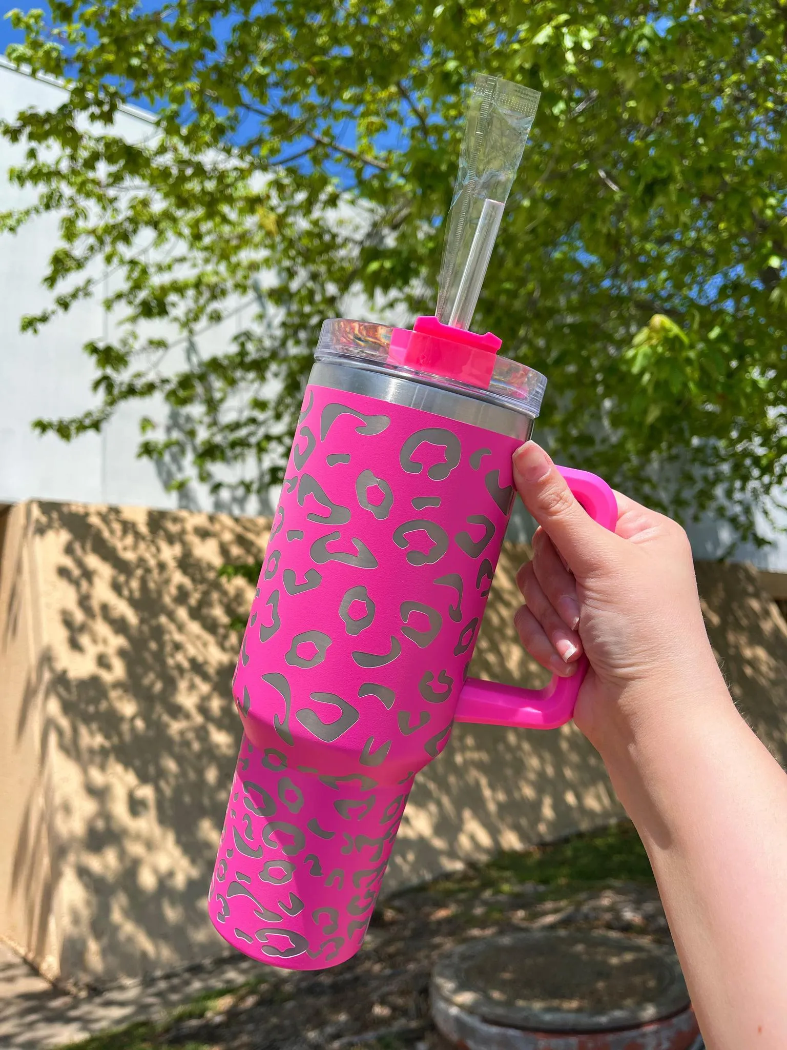 Leopard 40oz Tumbler