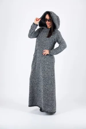 LINDA Hooded Knitted Dress