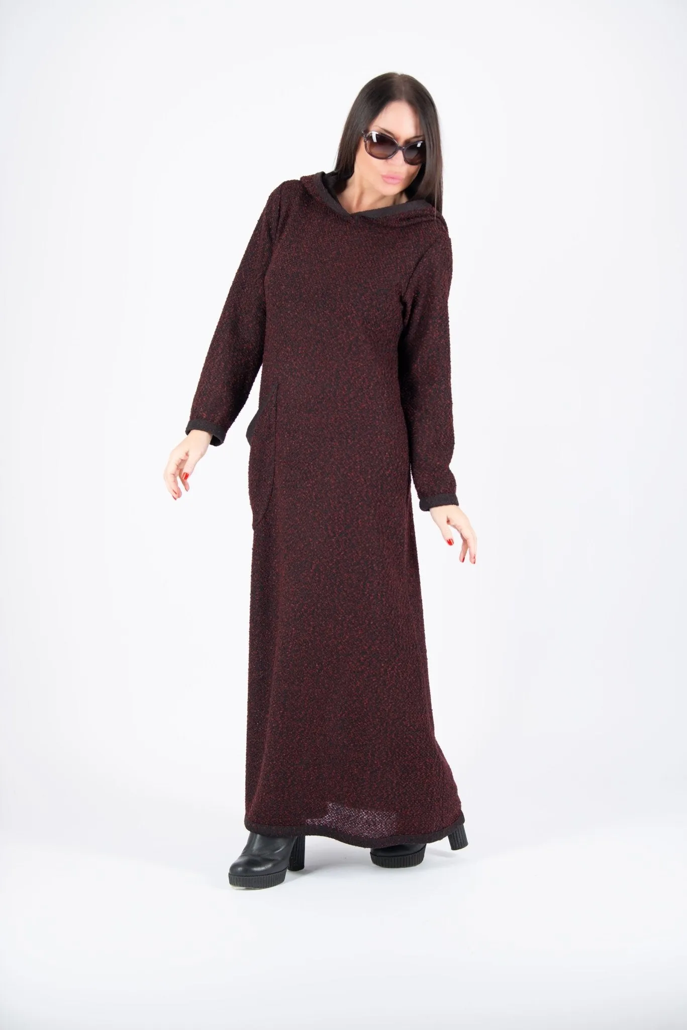 LINDA Hooded Knitted Dress