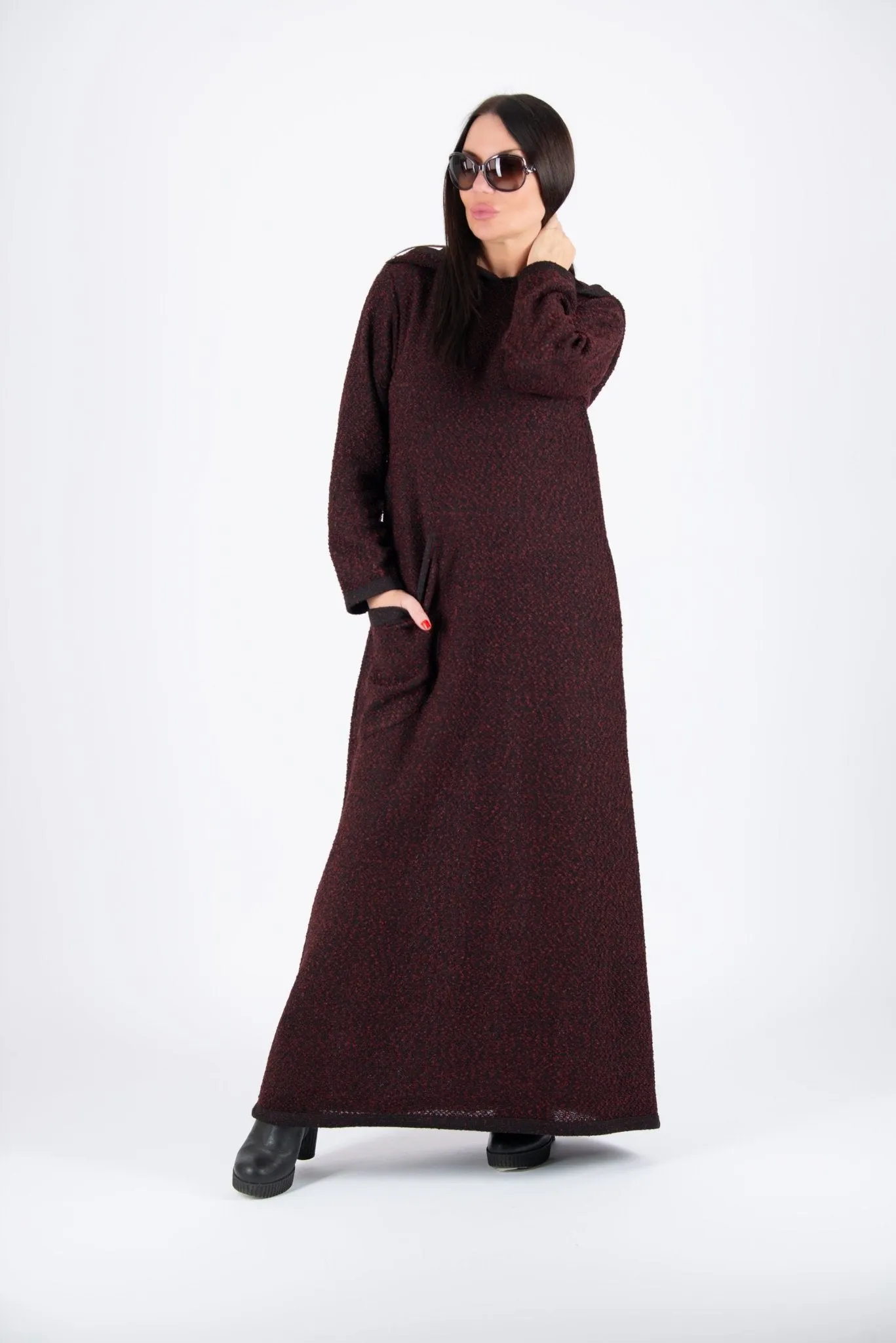 LINDA Hooded Knitted Dress