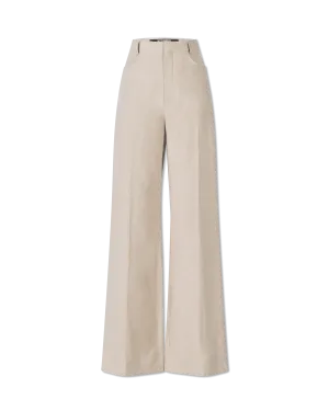 Linen Wide Leg Trousers