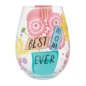 Lolita Best Mom Ever Stemless Wine Glass