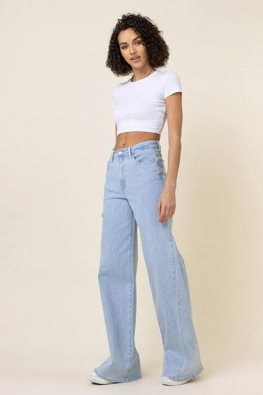 Low Rider Wide Leg Jeans