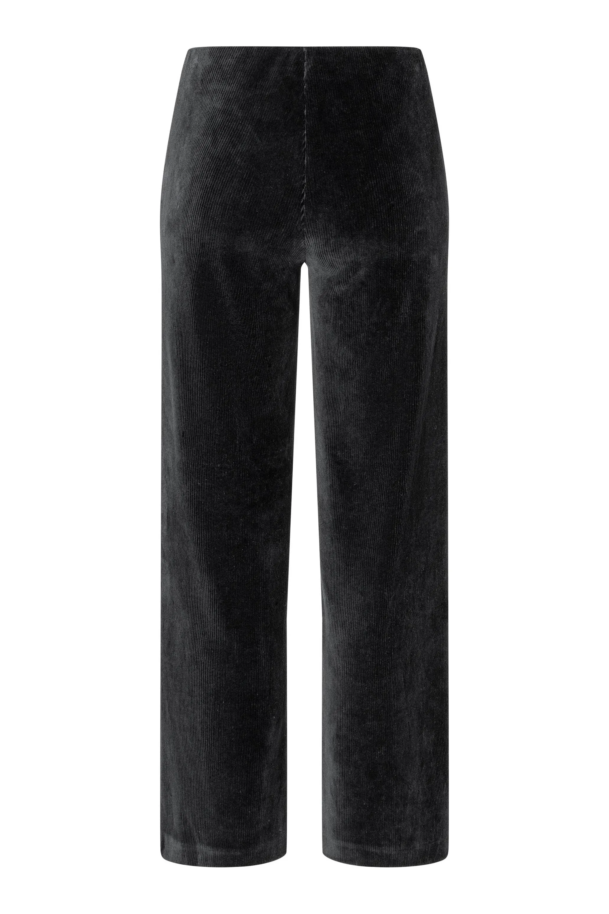 Mac Jeans Anna Wide Cozy Corduroy Jersey 2215-00-0104 | 090 Black | Clearance Final Sale