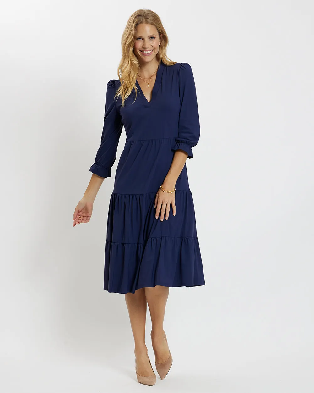 Maggie Dress - Navy