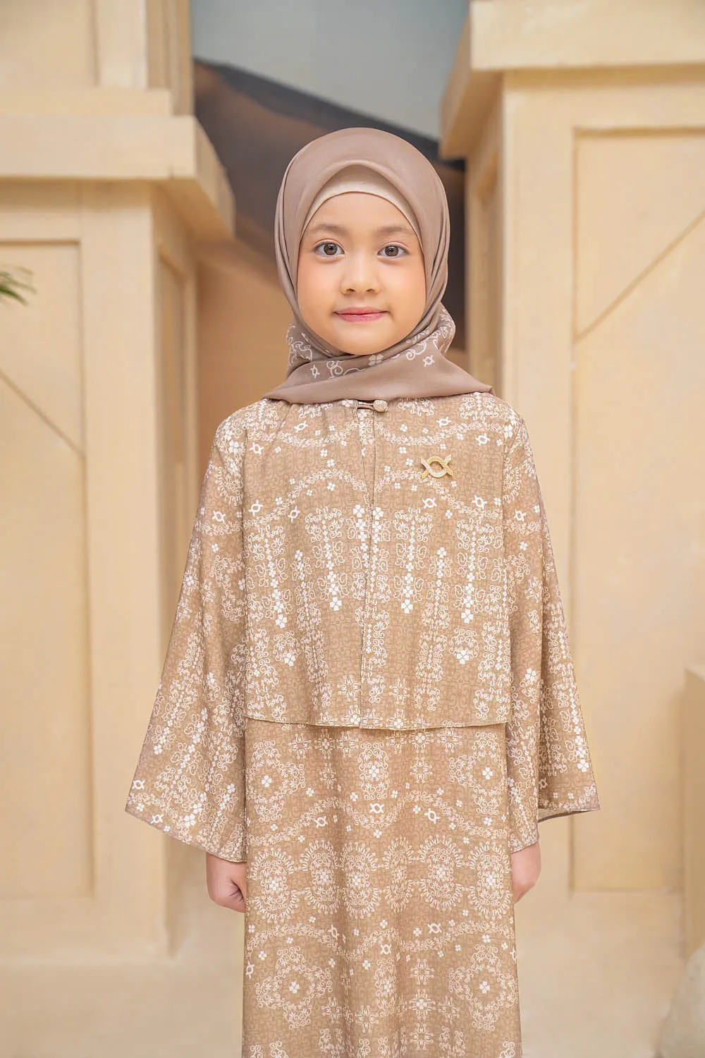 Malqaf Dress Girl (Minor) Golden Delight