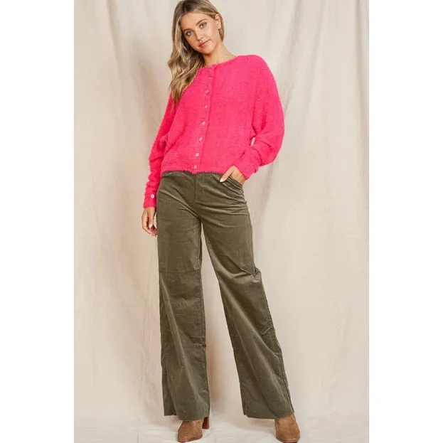 Maronie Moss Corduroy Pants