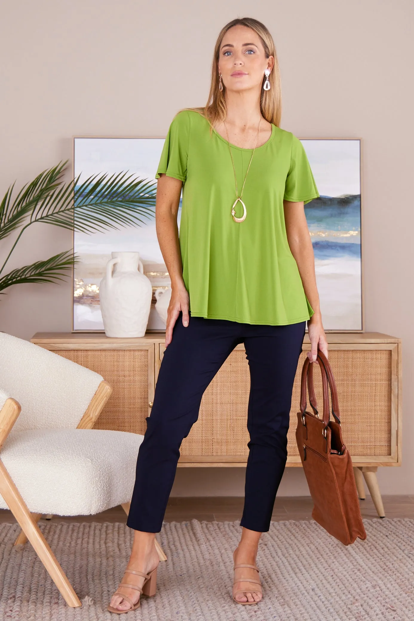 Melinda Top - Apple Green