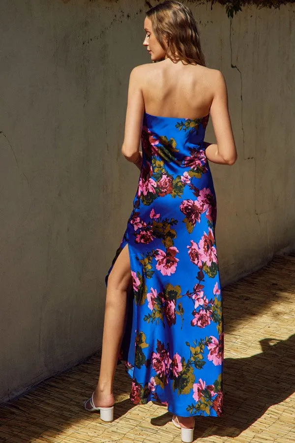 Mesmerizing Essence Strapless Maxi Dress