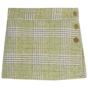 Mini Skort - Sage Tweed