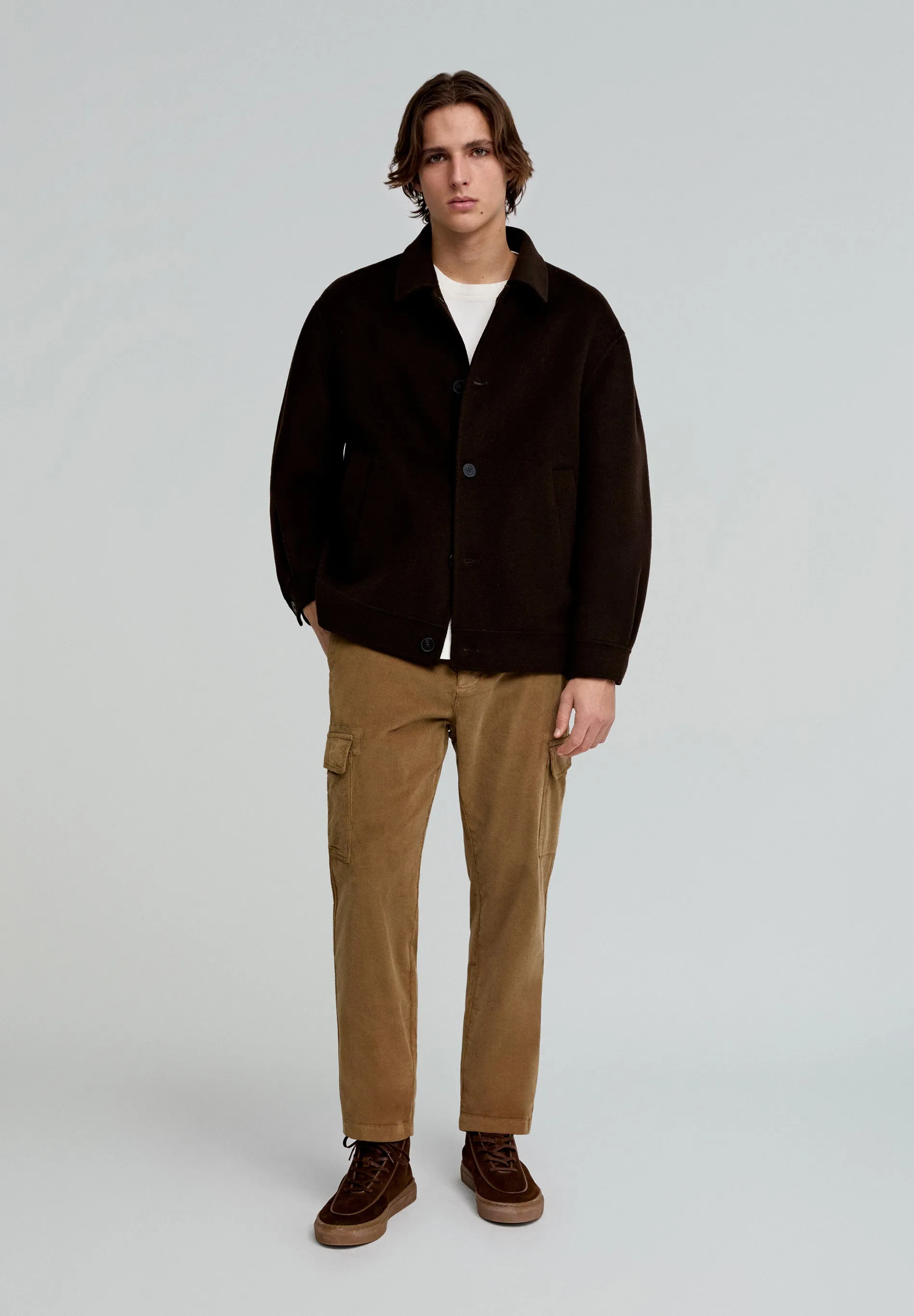 MODERN CORDUROY CARGO PANTS