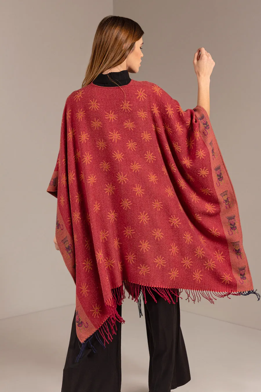 Nazca - 43 Cape Baby Alpaca Color Red