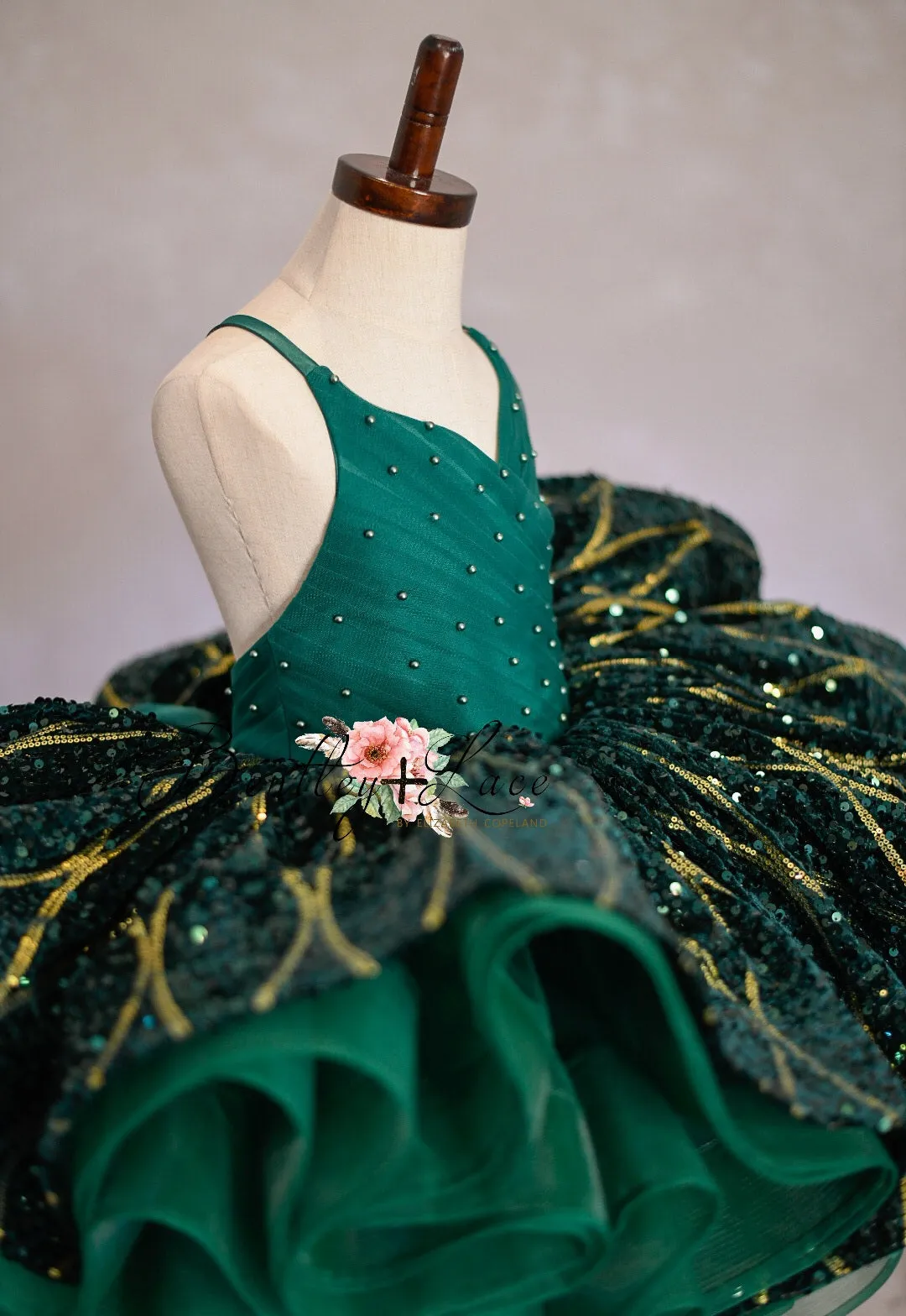 New. Nutcracker Dance Green Petal 6-7 year