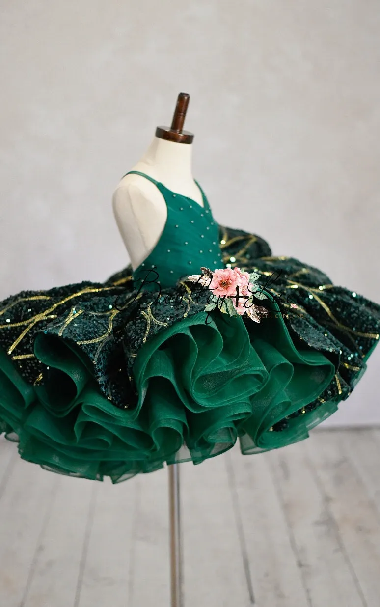 New. Nutcracker Dance Green Petal 6-7 year