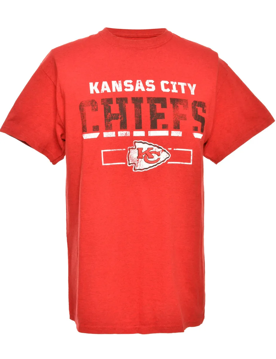 NFL Red Sports T-shirt - M