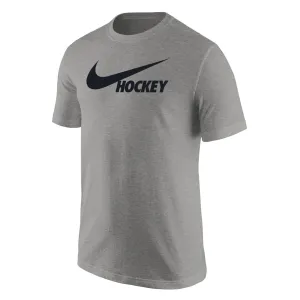 NIKE BCS COTTON HOCKEY GREY T SHIRT