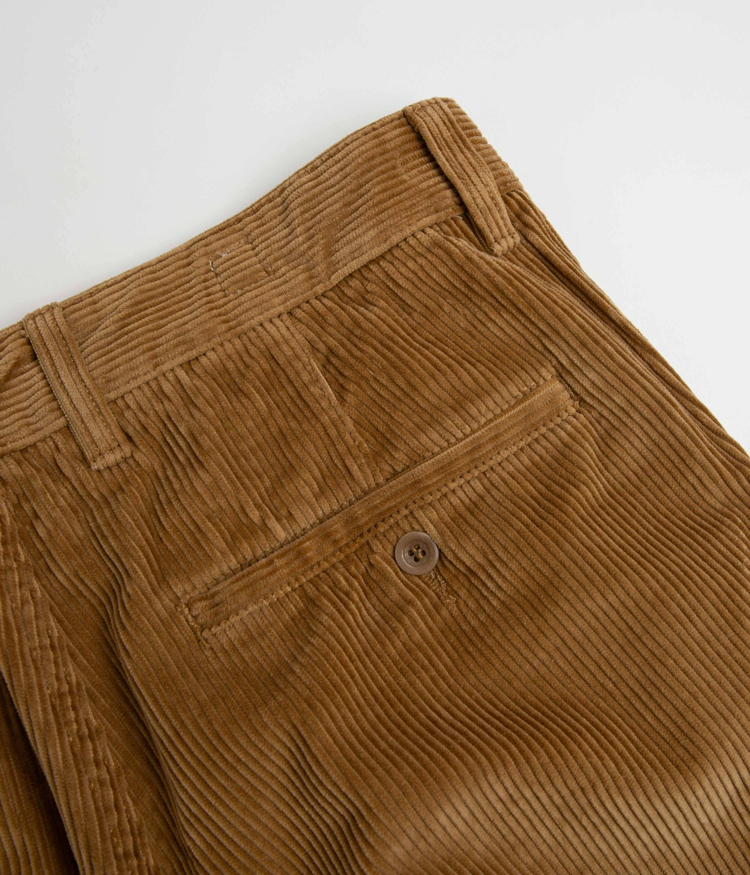 Norse Projects Aros Corduroy Chino Pants - Utility Khaki