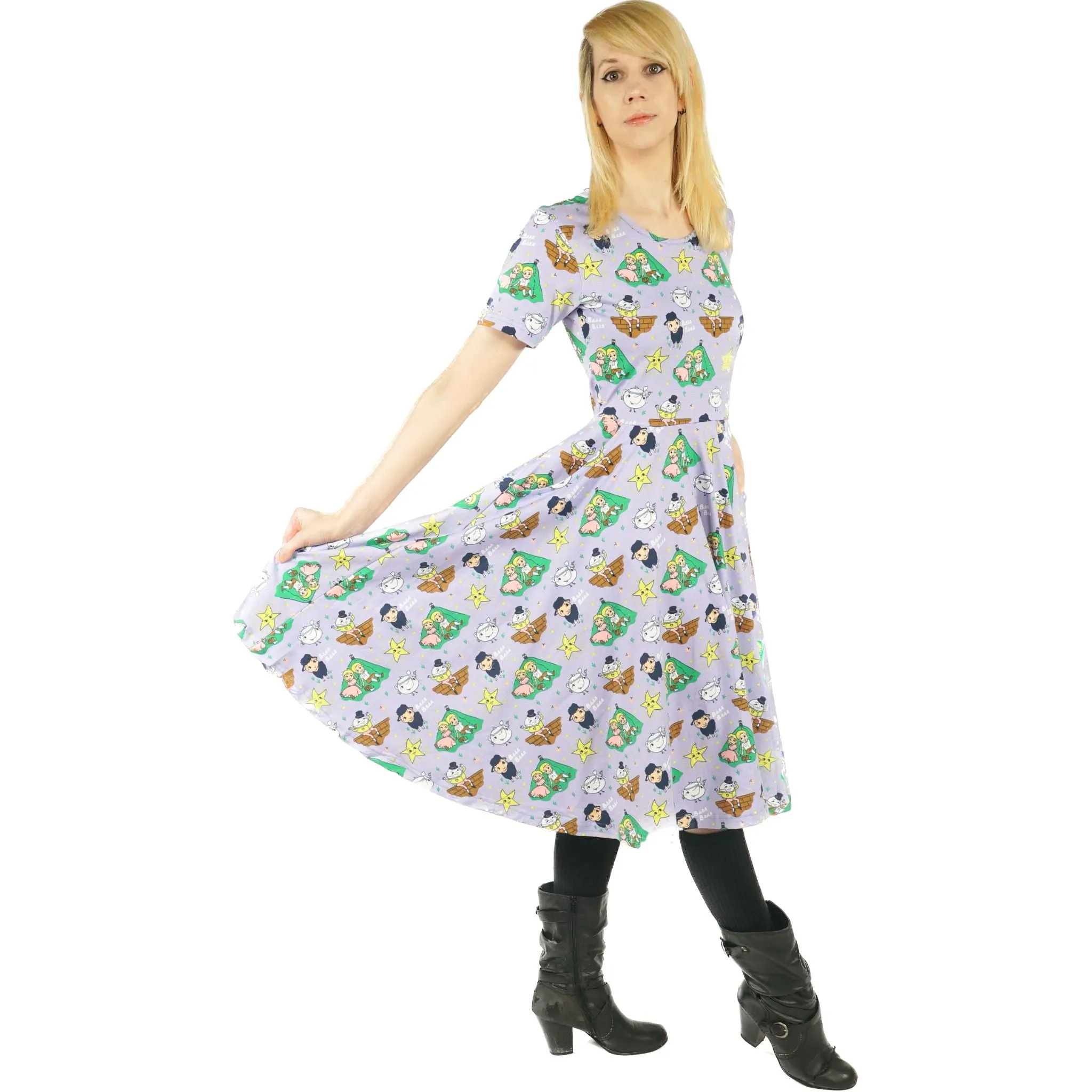 Nursery Rhymes Full Twirl Dress [FINAL SALE]