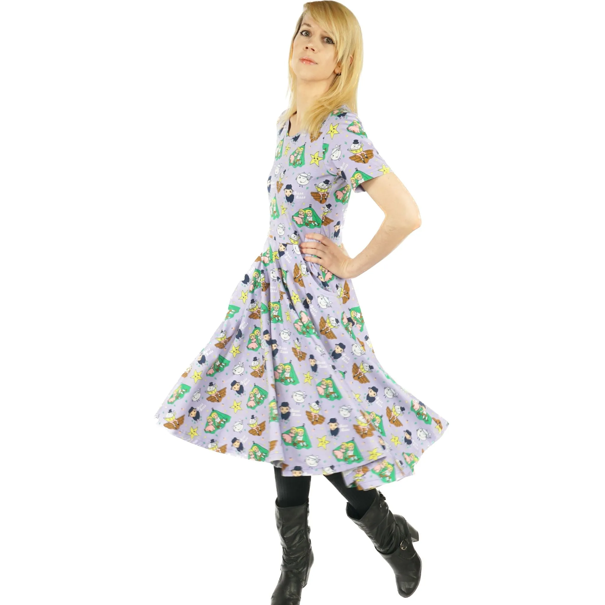 Nursery Rhymes Full Twirl Dress [FINAL SALE]