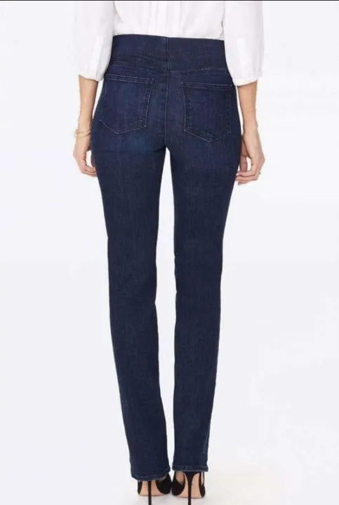 NYDJ Marilyn Straight Pull-On Jeans