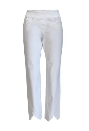 Oh So Comfortable White Pull On Jean by Ethyl