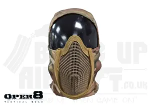 Oper8 Raptor Balaclava Mask With Mouth Protection - Multicam