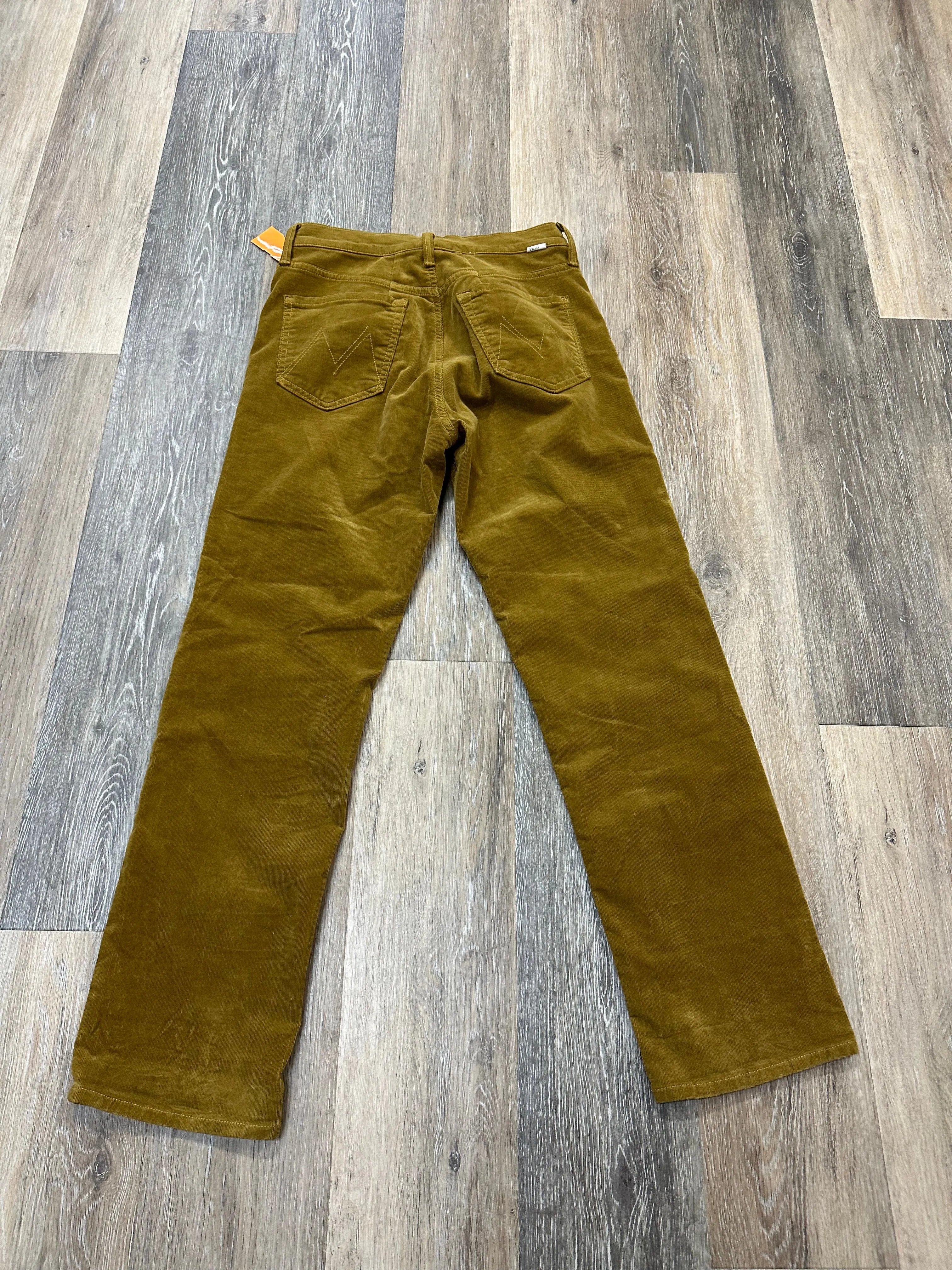 Pants Corduroy By Mother Jeans In Yellow, Size: 6