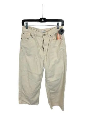 Pants Corduroy By Urban Outfitters In Cream, Size: 6