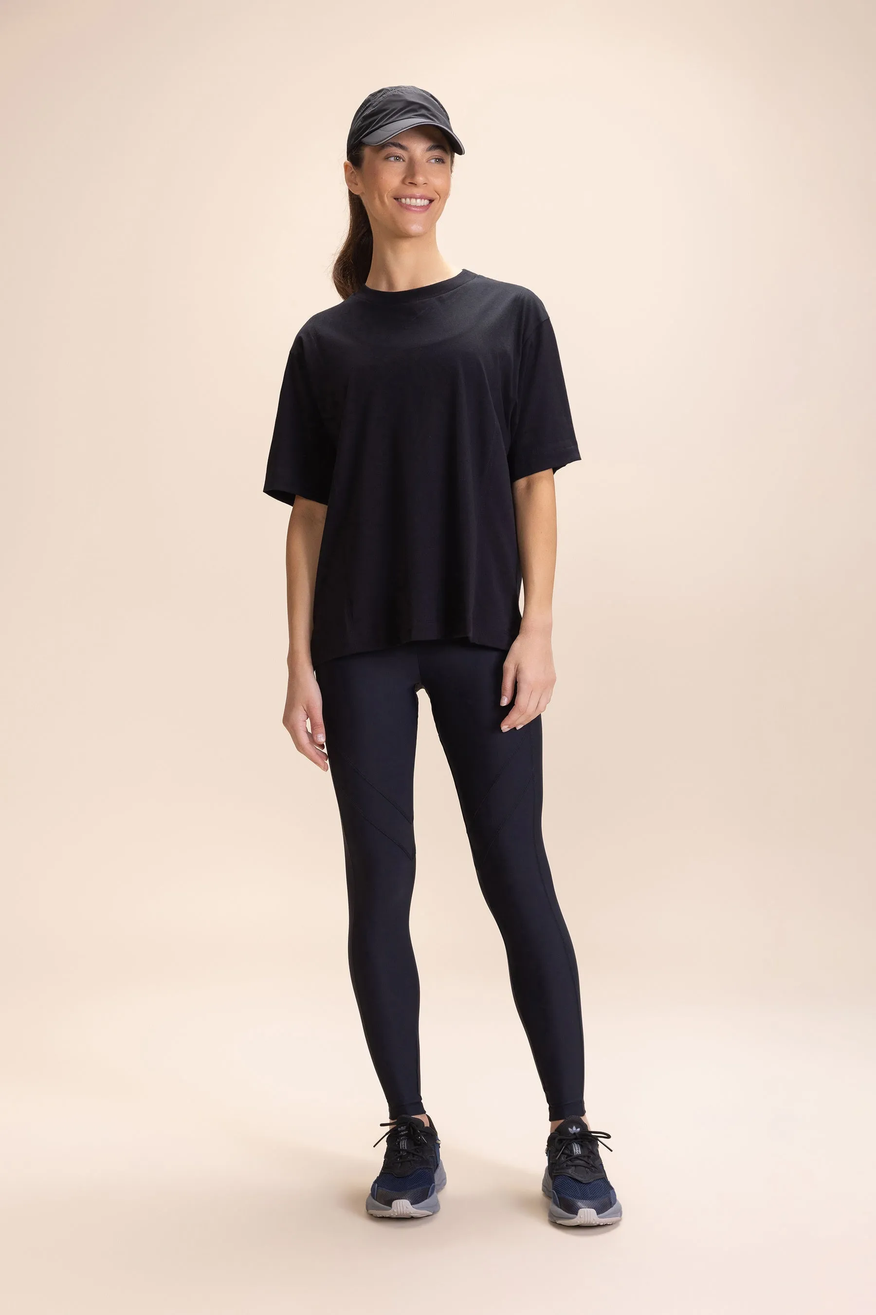 Pima Cotton Half-Knit T-Shirt