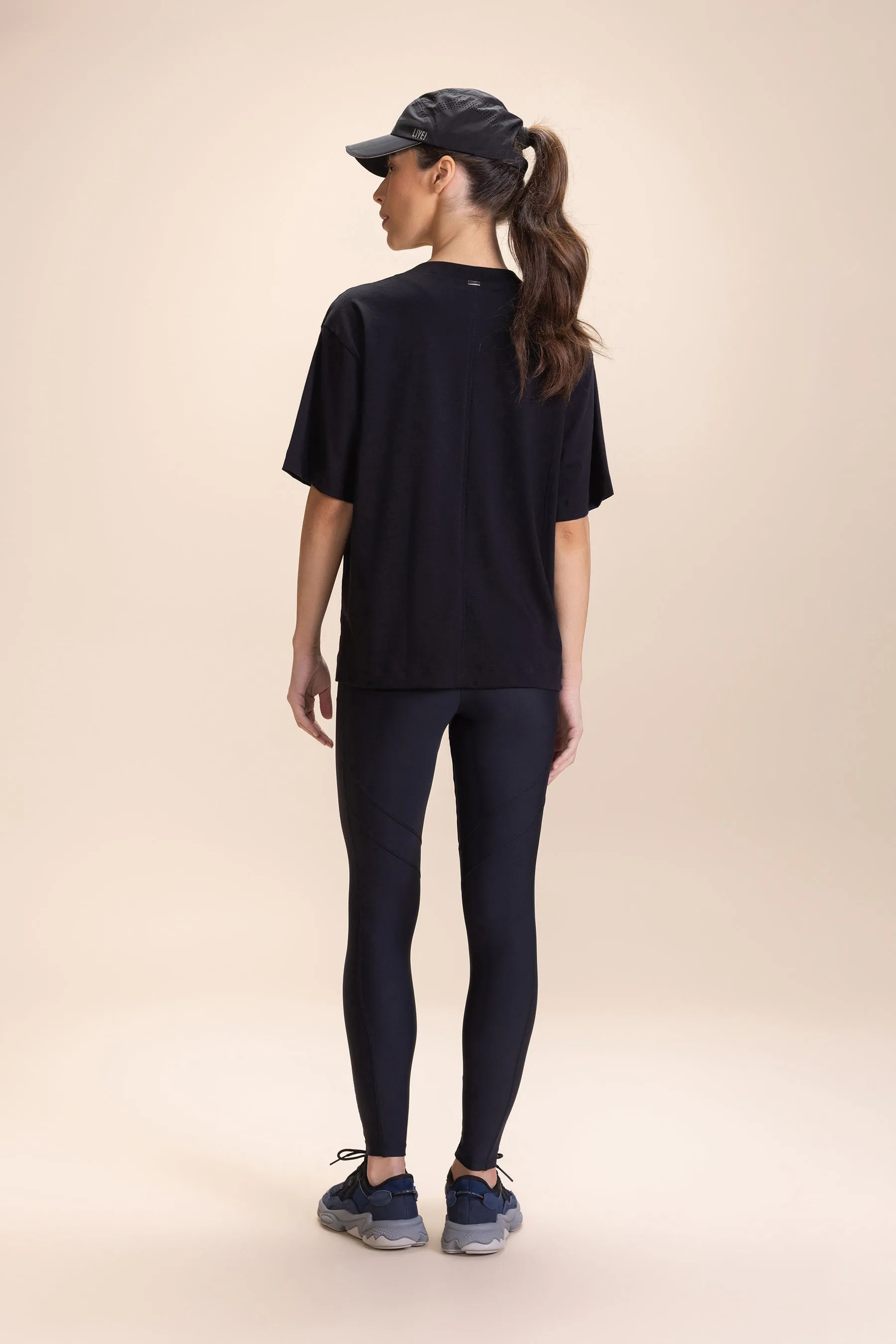 Pima Cotton Half-Knit T-Shirt