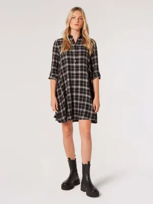 Plaid Shirt Dress