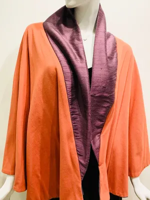 Plum & Orange - Magic Swing Cape