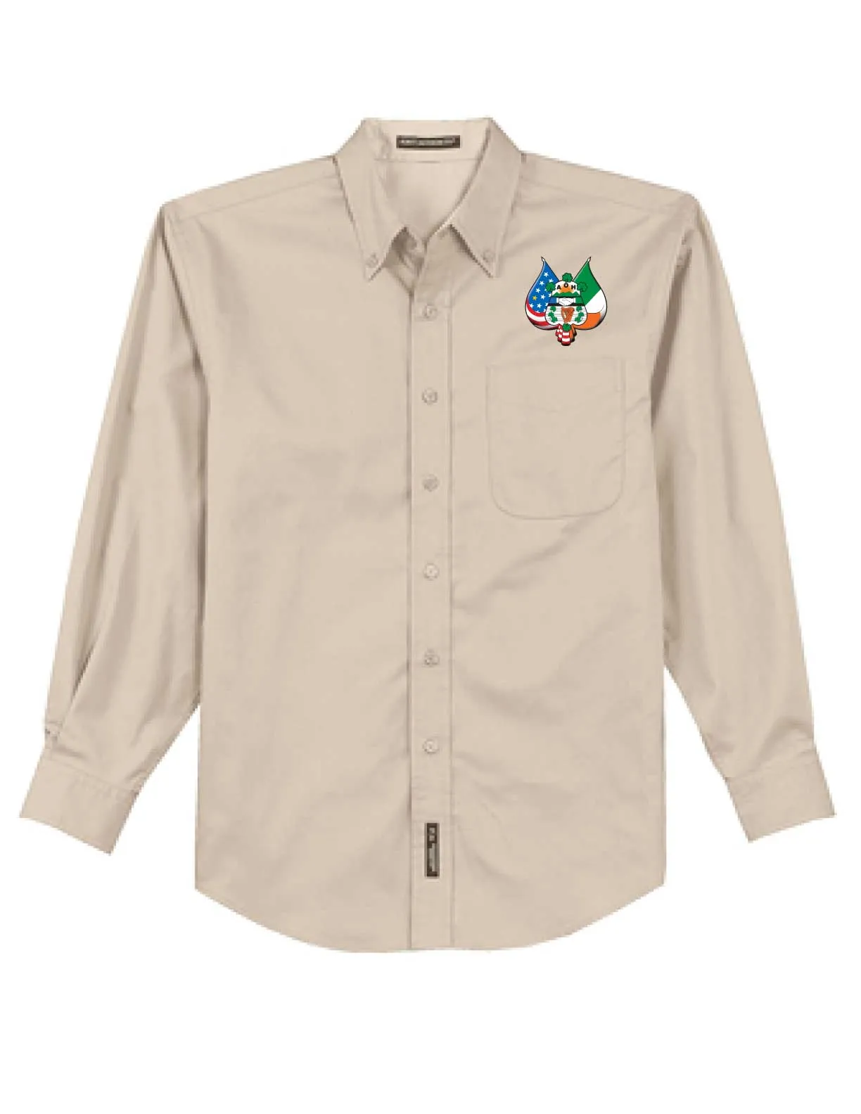 Port Authority® Long Sleeve Easy Care Shirt with embroidered logo