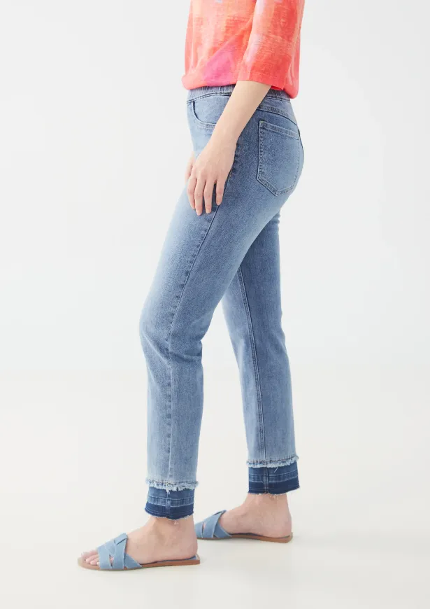 Pull-On Pencil Ankle Denim