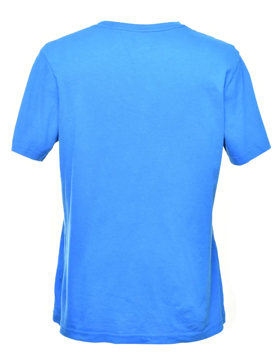 Puma Printed Blue T-shirt - L