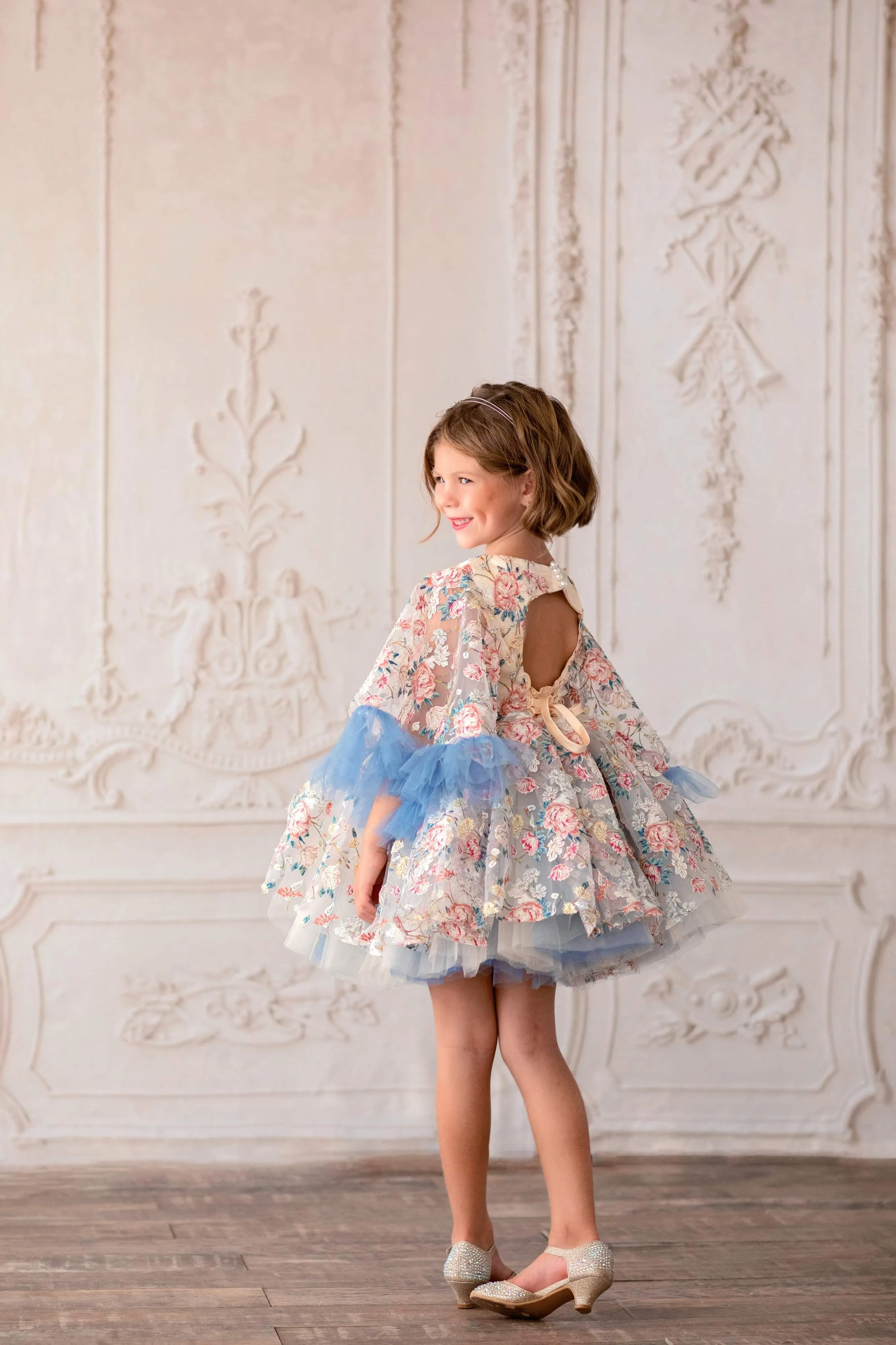 "Maisie" -  Petal Length Dress  - ( 3 Year - Petite 5 Year)