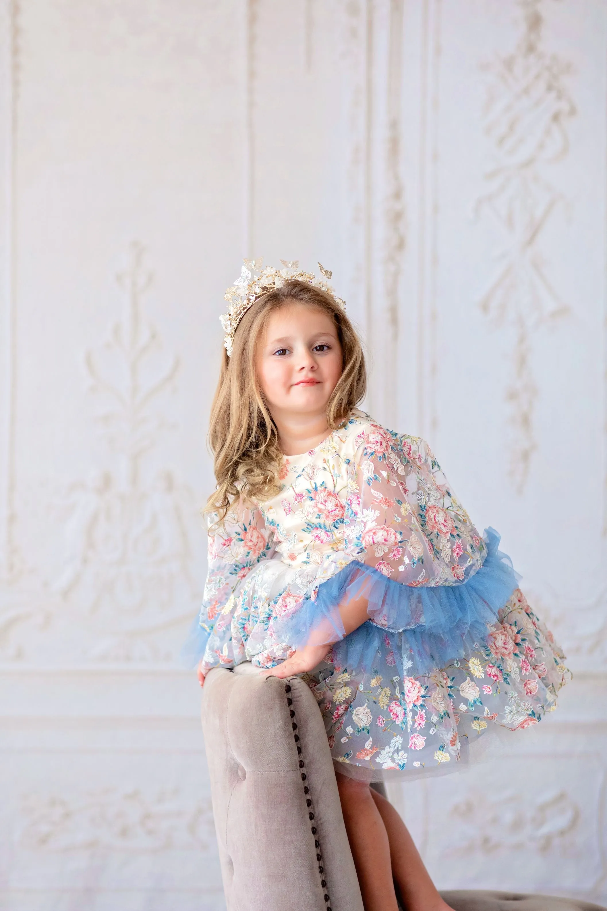 "Maisie" -  Petal Length Dress  - ( 3 Year - Petite 5 Year)