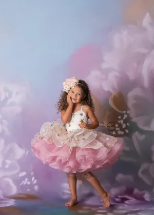 "Starry Surprise" Petal Short Length Dress ( 5 Year - Petite 6 Year)