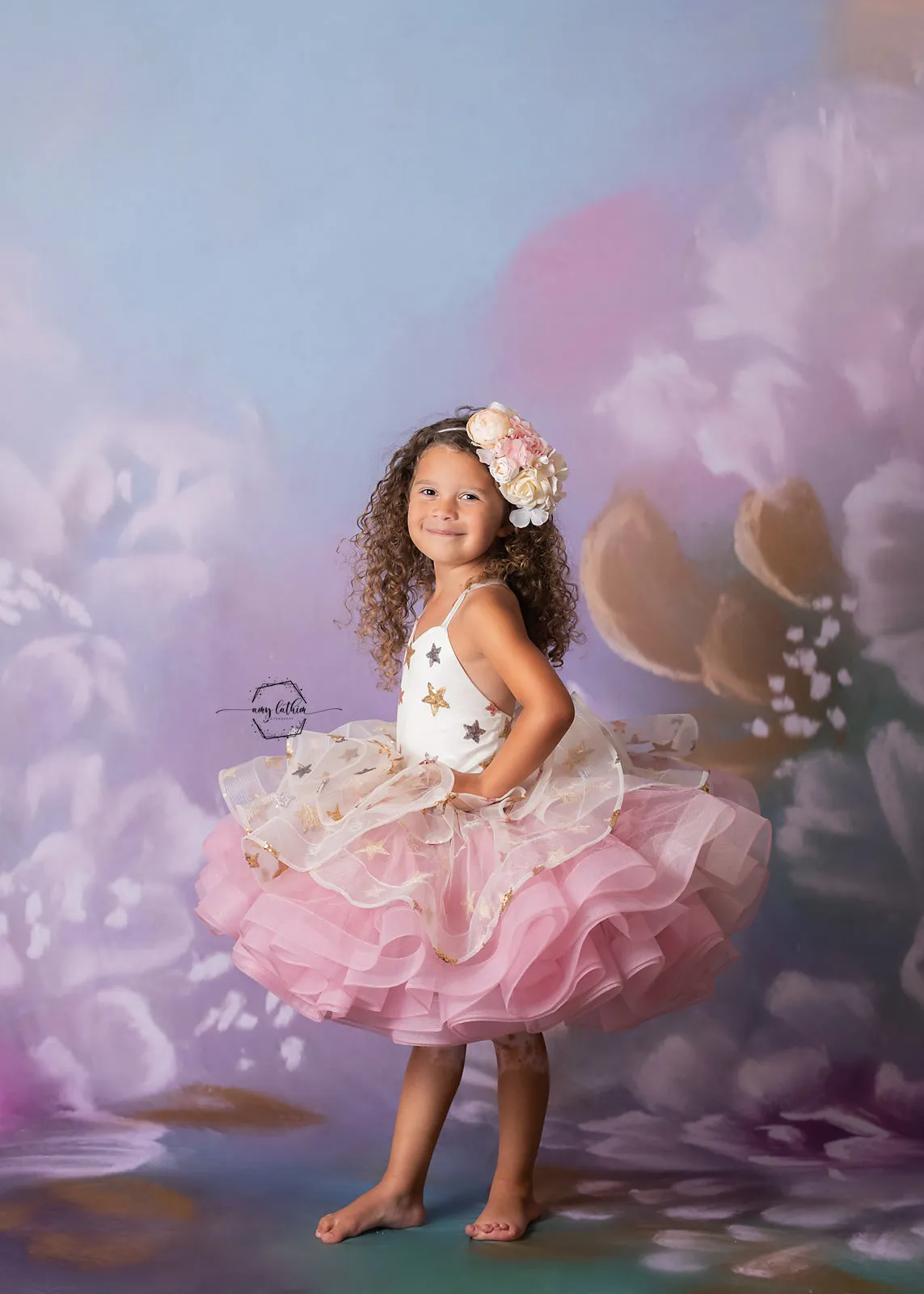 "Starry Surprise" Petal Short Length Dress ( 5 Year - Petite 6 Year)