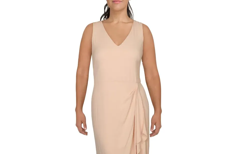 RALPH LAUREN Pink Sleeveless Evening Dress