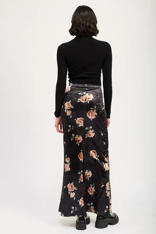 REVE HIGH WAIST MAXI PENCIL SKIRT