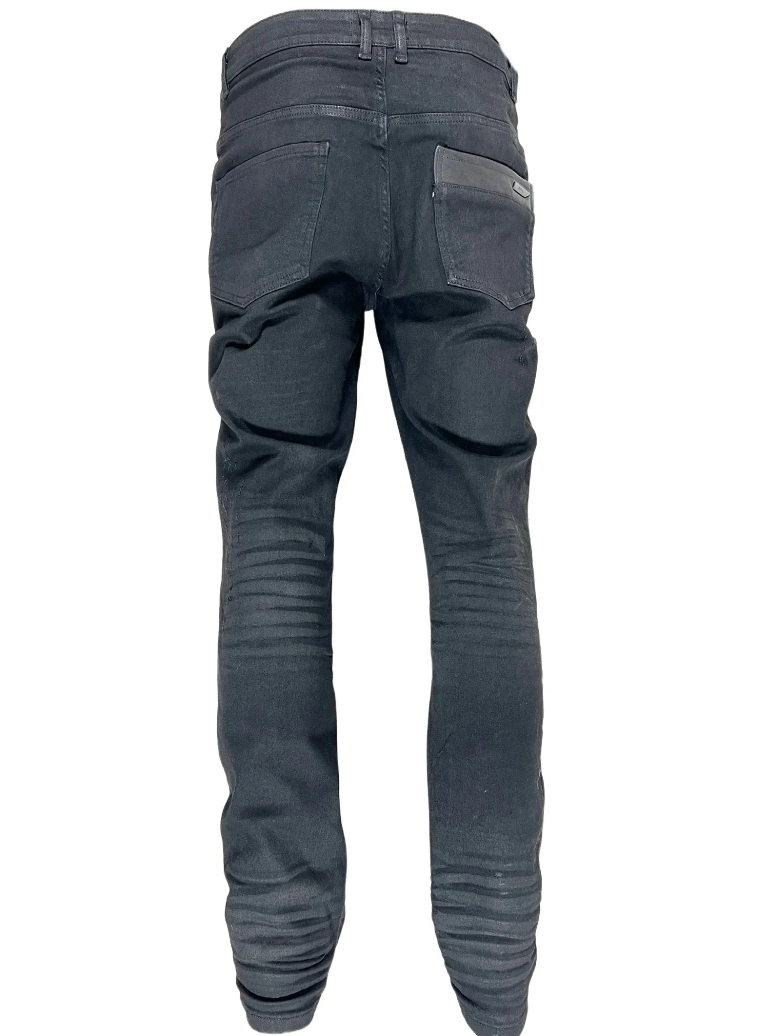 Rh45 Od03-Y Rhodes Denim Skinny Distressed Black