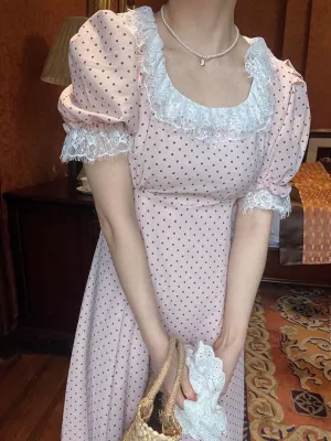 [Rose Candy] Afternoon Tea Polka Dot Dress