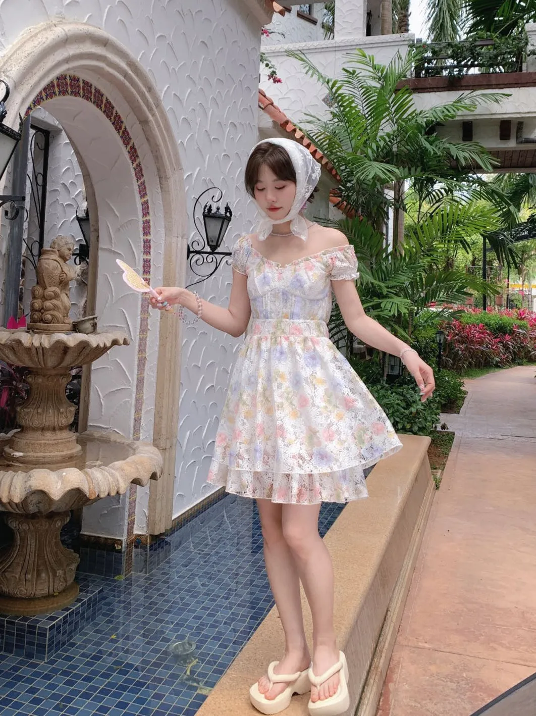 [Rose Candy] Eden Garden Vintage-Inspired Lace Dress