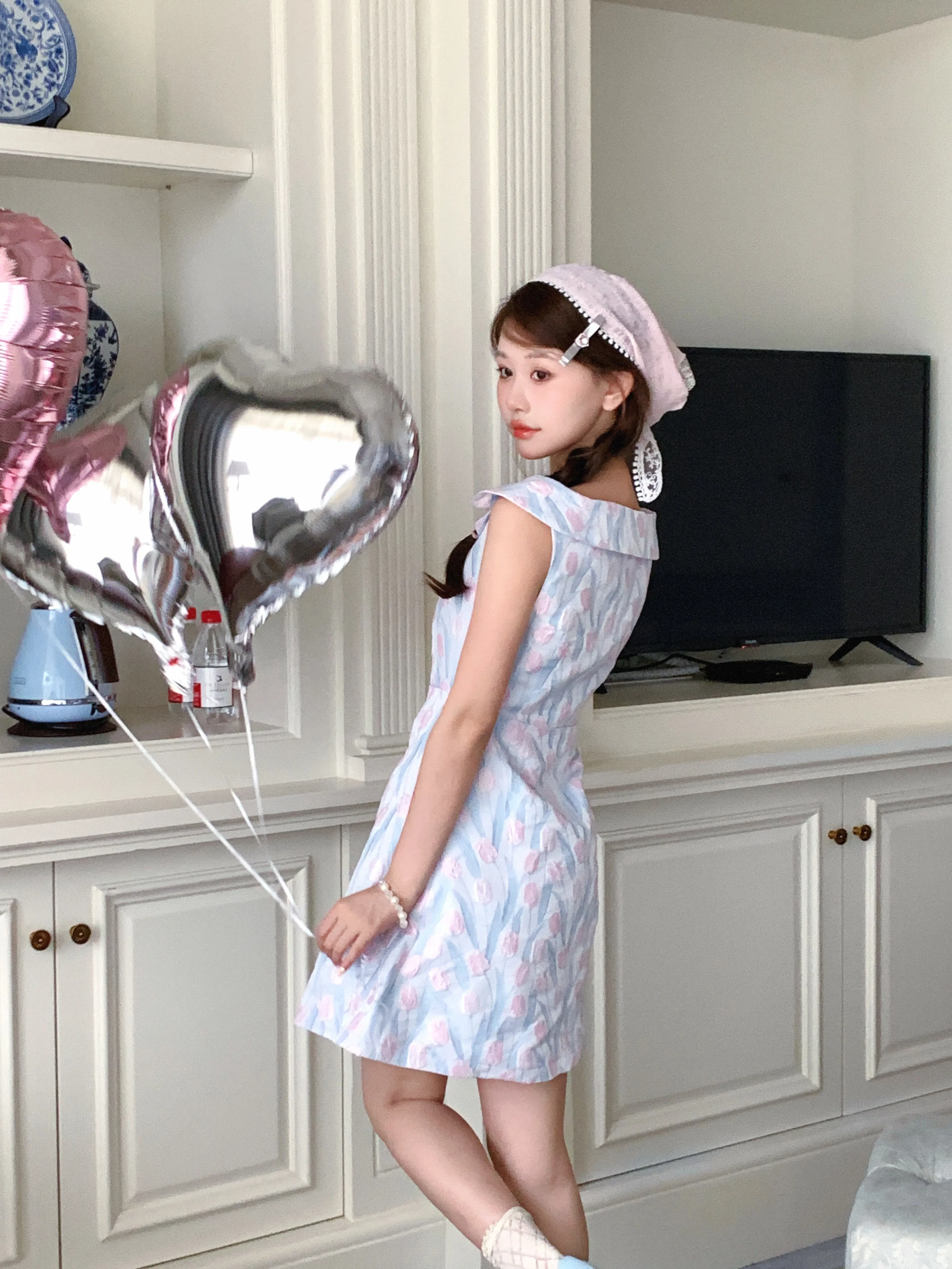 [Rose Candy] Tulip Tale Vintage Mini Dress