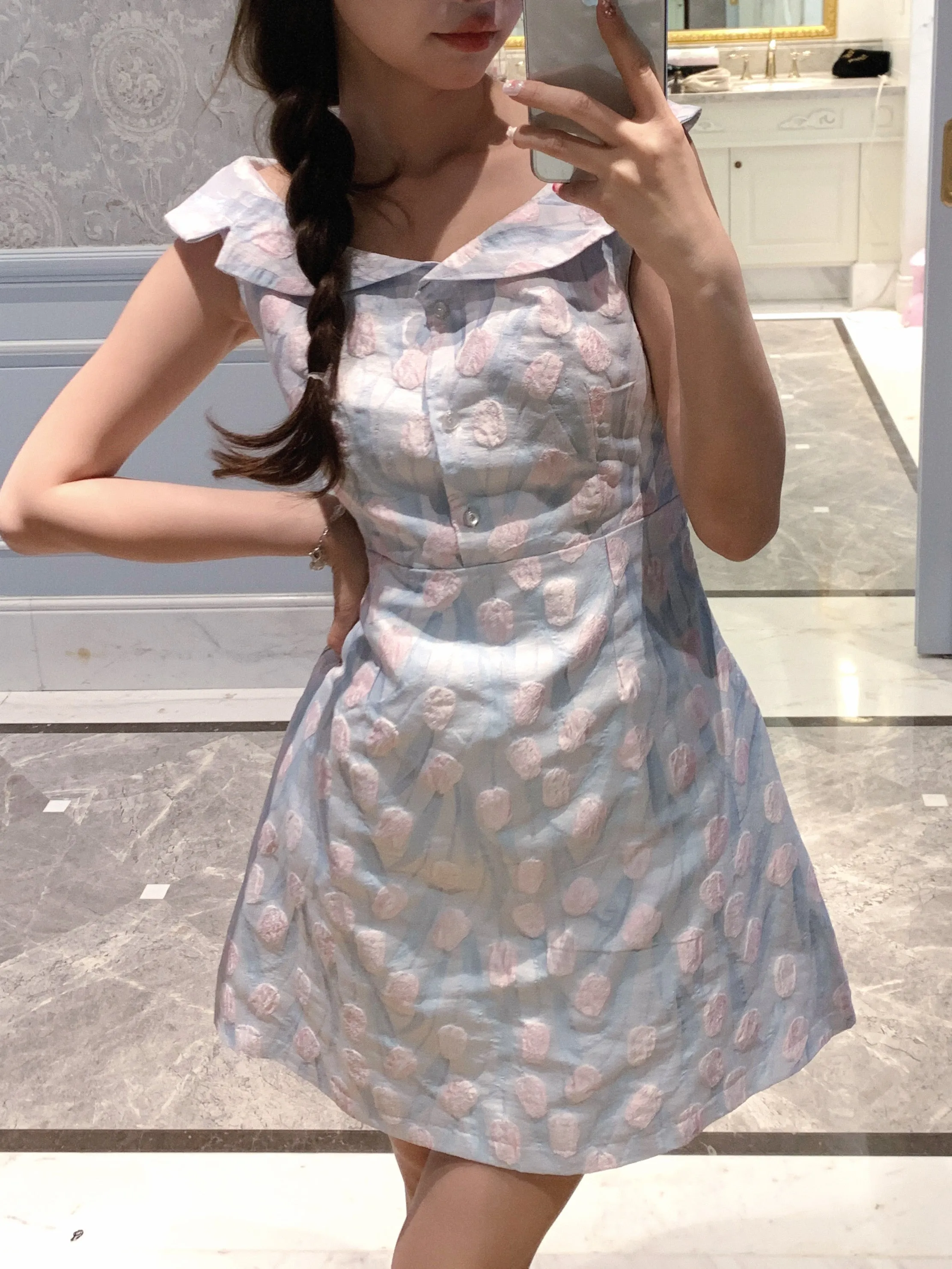 [Rose Candy] Tulip Tale Vintage Mini Dress