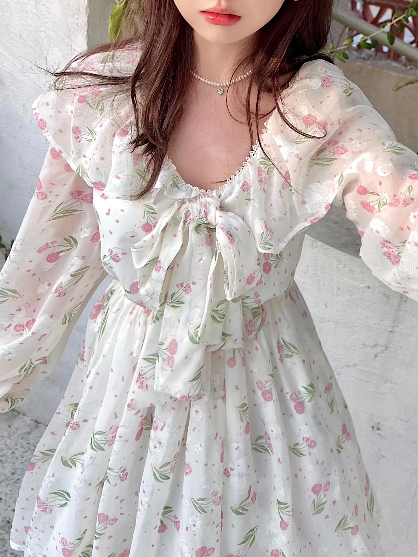 [SALE] Spring dreamland floral mini dress