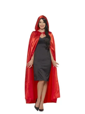 Satin Hooded Cape