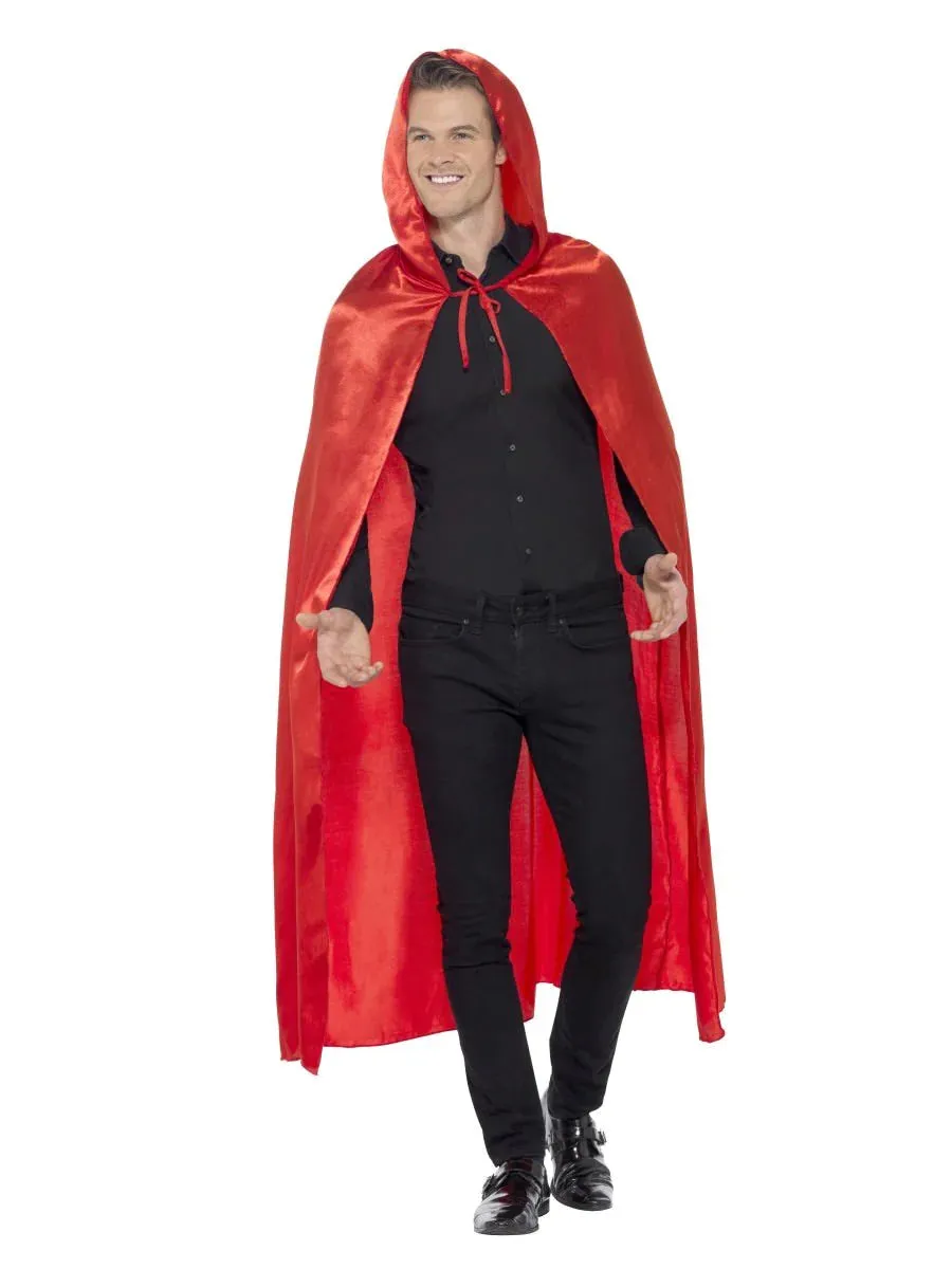 Satin Hooded Cape